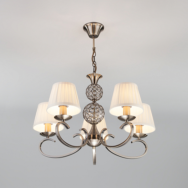 Подвесная люстра Tessa 60089/5 античная бронза