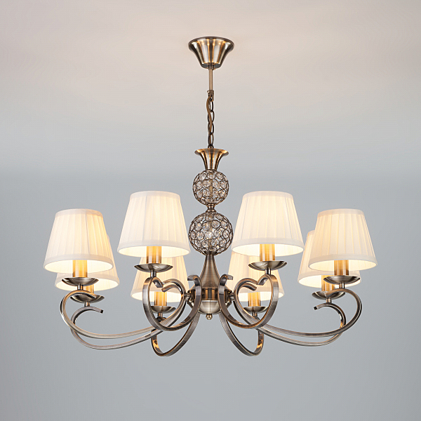 Подвесная люстра Tessa 60089/8 античная бронза