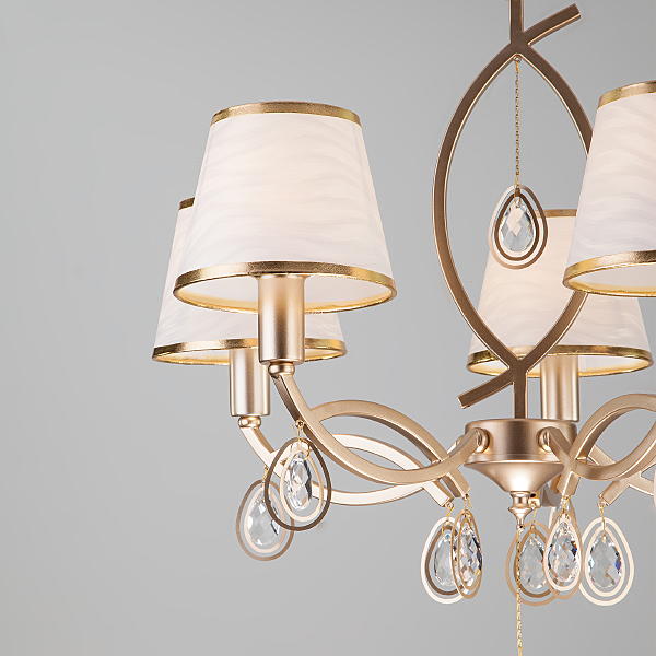 Подвесная люстра Salita 60091/5 перламутровое золото