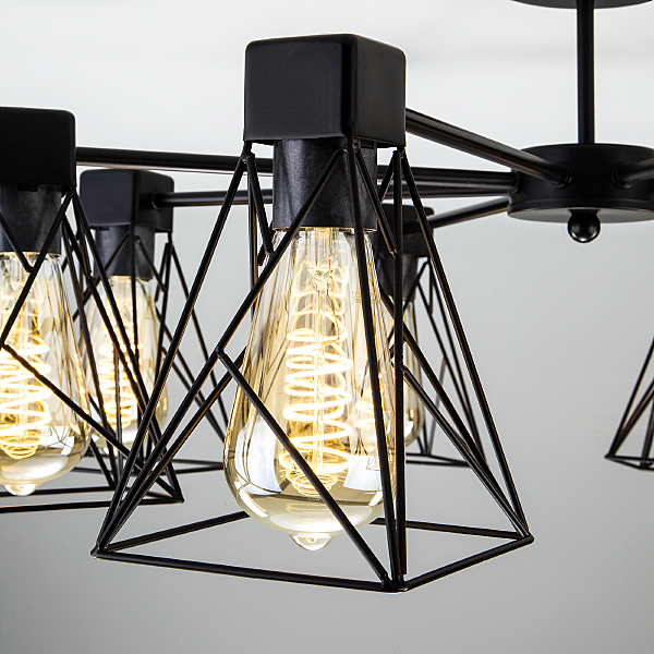 Потолочная люстра Trappola 70107/8 черный