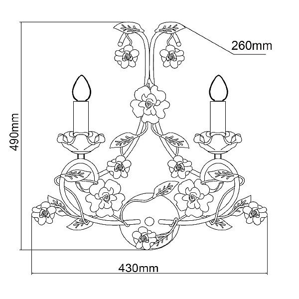 Настенное бра Сицилия 282022302