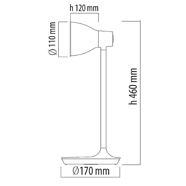 Настольная лампа Ракурс 631036201
