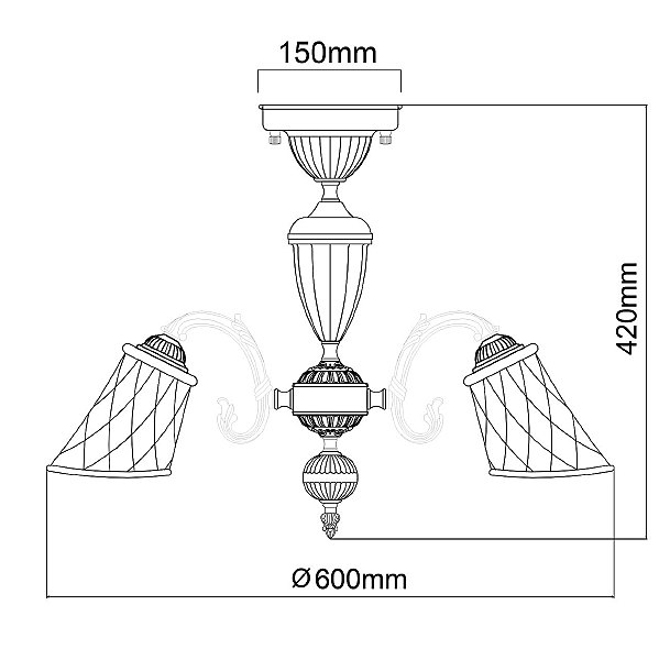 Потолочная люстра Ариадна 450019105
