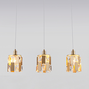 Светильник подвесной Scoppio 50101/3 перламутровое золото