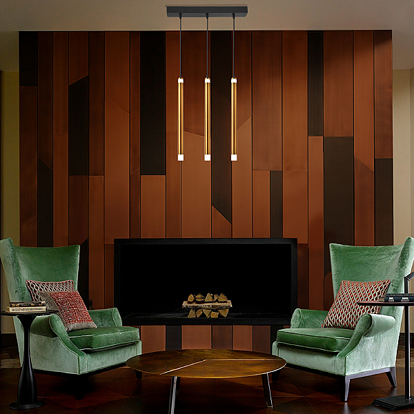 Светильник подвесной Maestro 50133/3 LED бронза 24W