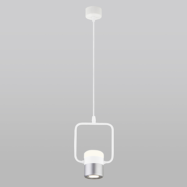 Светильник подвесной Oskar 50165/1 LED белый/серебро 9W