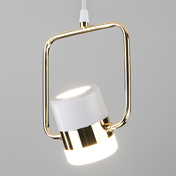 Светильник подвесной Oskar 50165/1 LED золото/белый 9W