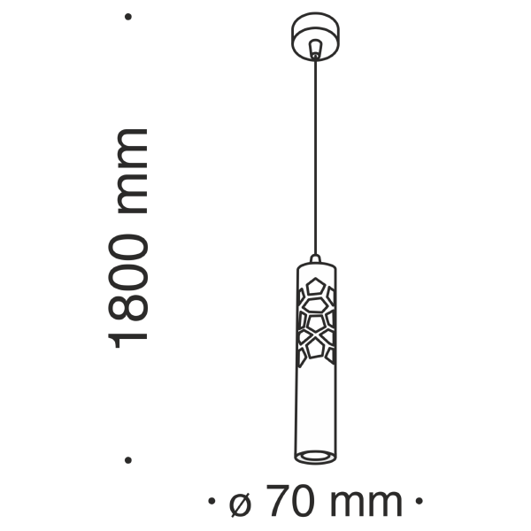 Светильник подвесной Torre P037PL-L11W4K