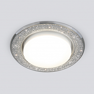 Встраиваемый светильник 1071 GX53 1072 GX53 SL/СН серебряный блеск/хром