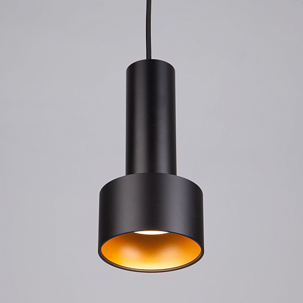 Светильник подвесной Charlie 50134/1 LED черный/золото