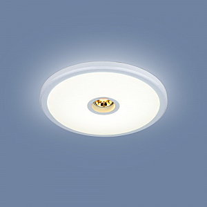 Встраиваемый светильник Elektrostandard 9912 LED 6+4W WH белый
