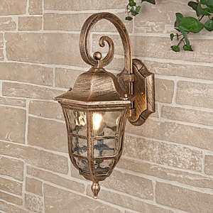 Уличный настенный светильник Dorado Dorado D черное золото (GL 1013D)