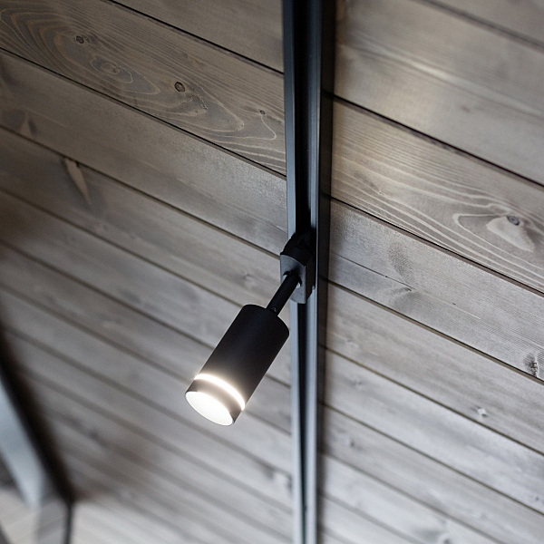 Трековый светильник Glory Glory Черный 7W 4200K (LTB39) однофазный