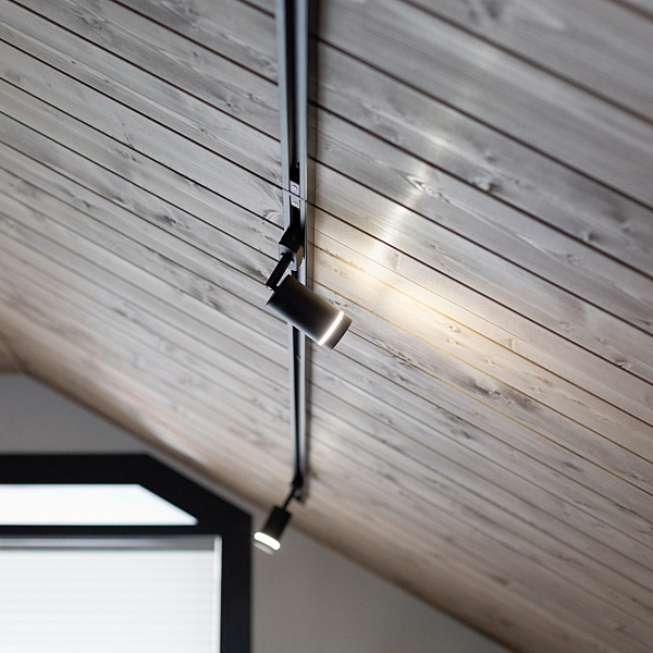 Трековый светильник Glory Glory Черный 7W 4200K (LTB39) однофазный