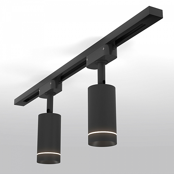 Трековый светильник Glory Glory Черный 7W 4200K (LTB39) однофазный