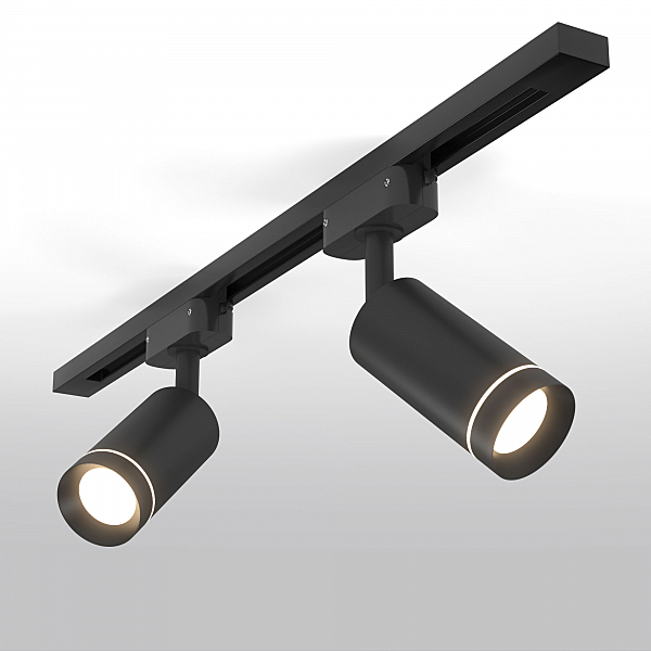 Трековый светильник Glory Glory Черный 7W 4200K (LTB39) однофазный