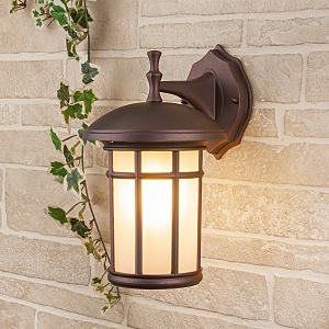 Уличный настенный светильник Lepus Lepus D кофейное золото (GL 1016D)