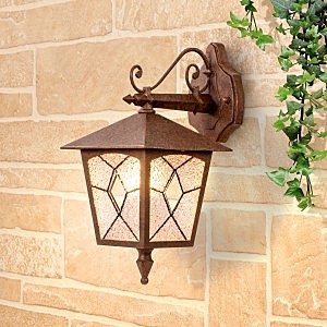 Уличный настенный светильник Lyra Lyra D брауни (GL 1012D)