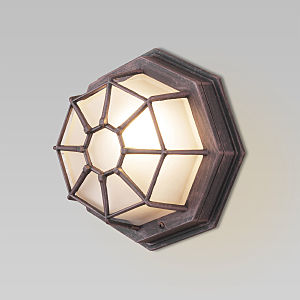 Уличный настенный светильник Telarana Telarana S капучино (GL 1023D)