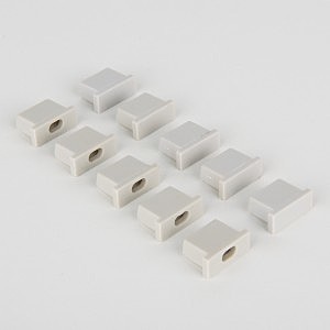 Профиль ZLL ZLL-2-ALP006 Заглушки для накладного алюм. профиля для LED ленты (11mm) (компл. 5 пар)