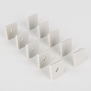Профиль ZLL ZLL-2-ALP009 Заглушки для квадратного углового алюм. профиля для LED ленты (10mm) (компл. 5 пар)