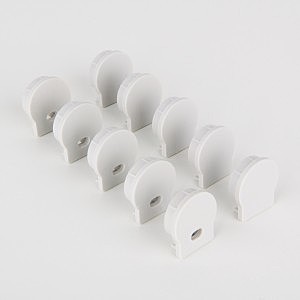 Аксесуар Elektrostandard ZLL-2-ALP010 Заглушки для накладного алюм. профиля для LED ленты (11mm) (компл. 5 пар)