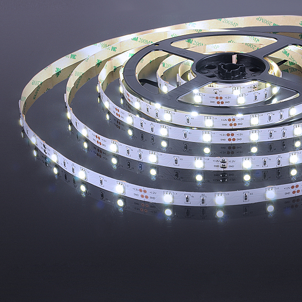 LED лента Лента 12V Лента светодиодная 30Led 7,2W IP20 6500K холодный белый (5050 12V 30Led 7,2W IP20) a027835