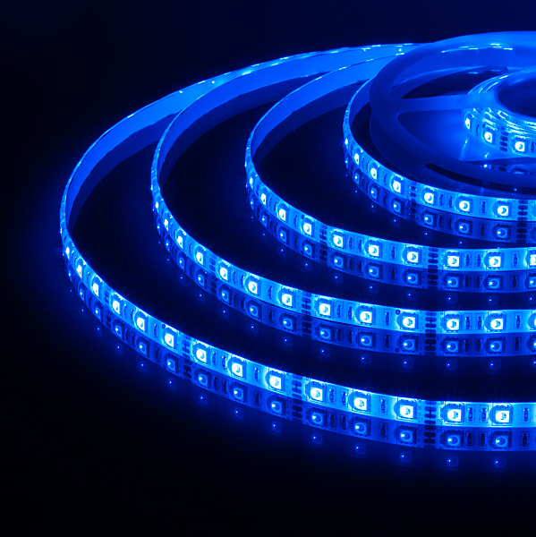 LED лента Elektrostandard Лента светодиодная 60Led 14,4W IP65 мульти (5050 12V 60Led 14,4W IP65 RGB)