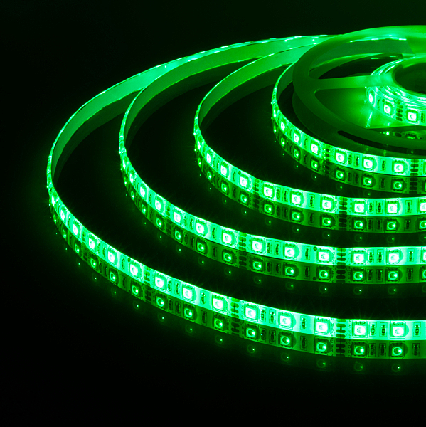 LED лента Elektrostandard Лента светодиодная 60Led 14,4W IP65 мульти (5050 12V 60Led 14,4W IP65 RGB)