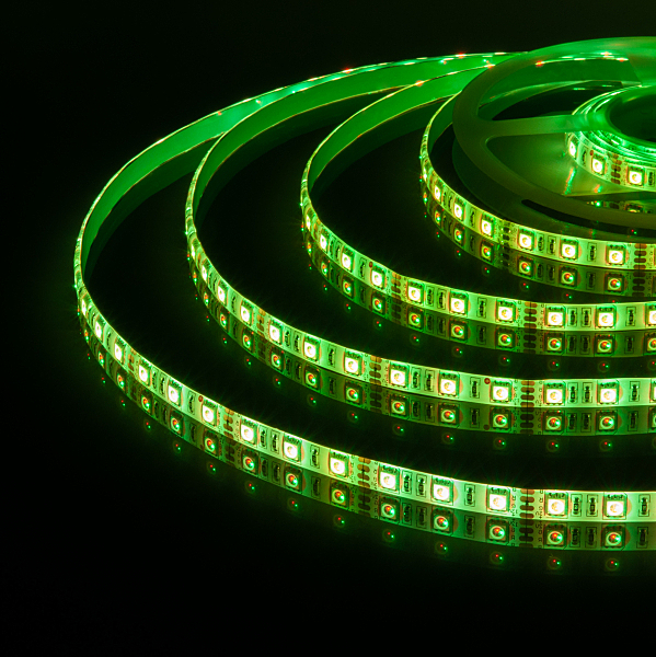 LED лента Elektrostandard Лента светодиодная 60Led 14,4W IP65 мульти (5050 12V 60Led 14,4W IP65 RGB)