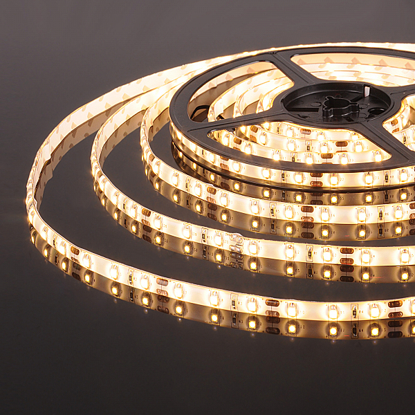 LED лента Elektrostandard Лента светодиодная 60Led 4,8W IP65 3300K теплый белый (2835 12V 60Led 4,8W IP65)