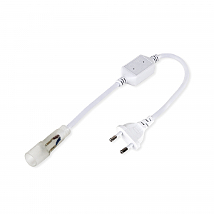 Коннектор Аксессуары для монохромного гибкого неона Сетевой шнур для неона 220V 2835 круглого 16мм (SSH- 6)