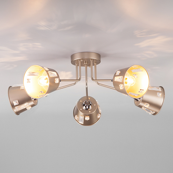 Потолочная люстра Benna 70105/5 шампань