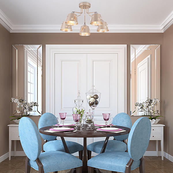 Потолочная люстра Benna 70105/5 шампань