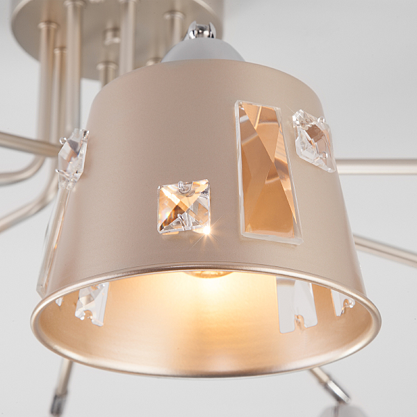 Потолочная люстра Benna 70105/8 шампань