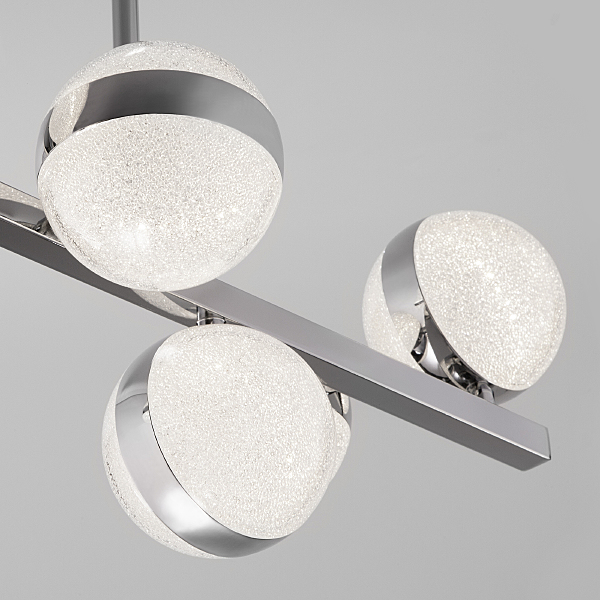 Люстра на штанге Monica 90173/10 хром 56W