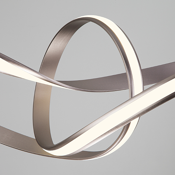 Подвесная люстра Kink 90174/1 сатин-никель 42W