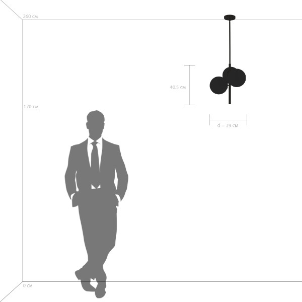 Люстра на штанге Croco 815031