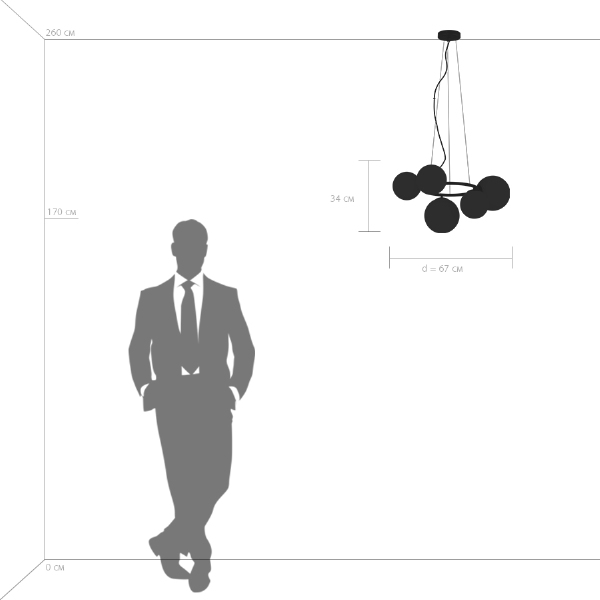 Подвесная люстра Globo 815057