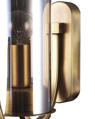 Настенное бра Илис 3303/1W-AB-SNGD-CGC