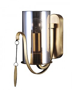 Настенное бра Илис 3303/1W-AB-SNGD-CGC