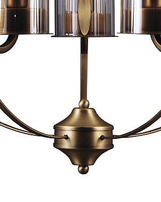 Подвесная люстра Илис 3303/5H-AB-SNGD-CGC