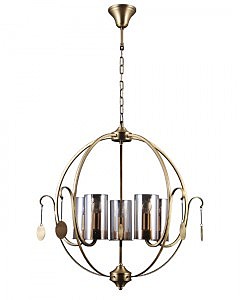 Подвесная люстра Илис 3303/5H-AB-SNGD-CGC