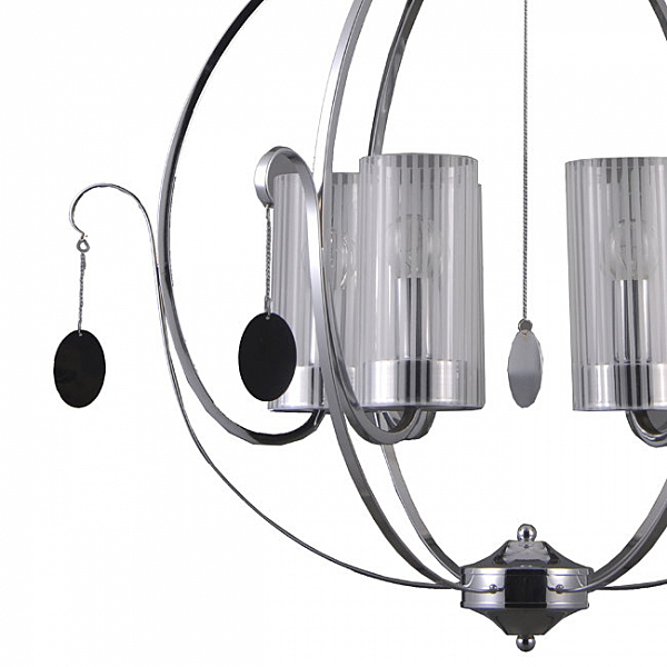 Подвесная люстра Илис 3303/6H-CR-SNS-CL