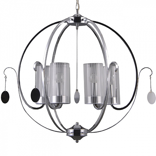 Подвесная люстра Илис 3303/6H-CR-SNS-CL