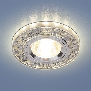 Встраиваемый светильник 8096 8096 MR16 SL серебро