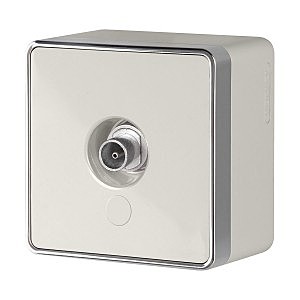 WL15-21-01/ ТВ-розетка оконечная Gallant (слоновая кость)