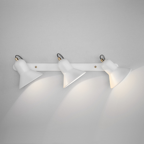 Светильник спот Canotier 20083/3 белый/золото