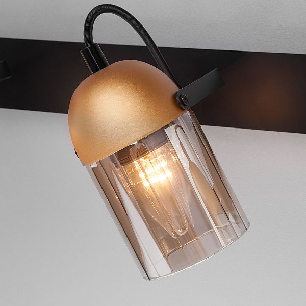 Светильник спот Mars 20122/3 черный/золото