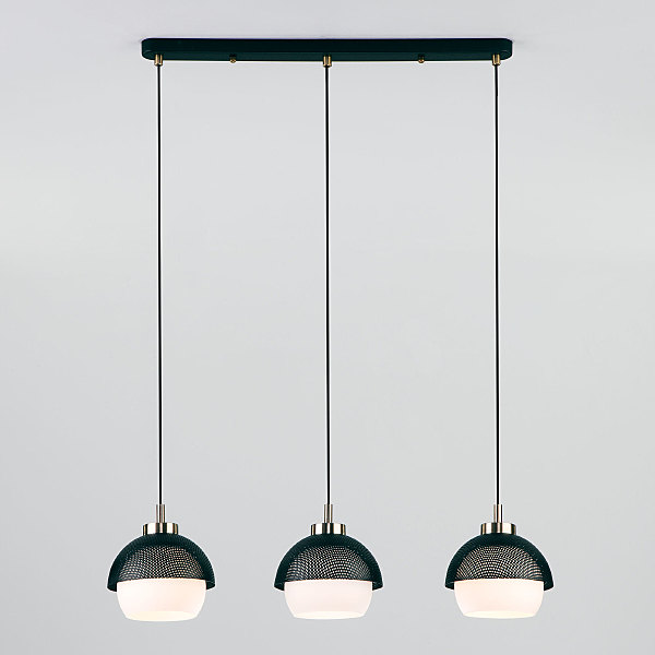 Светильник подвесной Nocciola 50106/3 античная бронза/черный